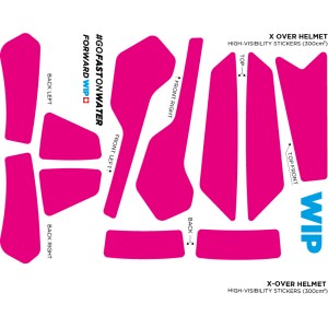 SAFETY STICKERS X-OVER HELMET