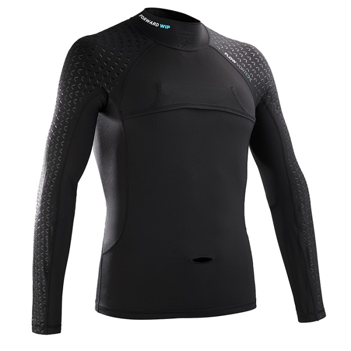 FLOW VORTEX RASHGUARD BLACK FLOW VORTEX RASHGUARD BLACK